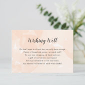 Invitation Bonne Fête des mariées | aquarelle de pêche (Debout devant)