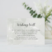 Invitation Bonne Fête des mariées | aquarelle de sauge (Debout devant)