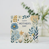 Invitation Bonne fête des mères Design d'impression (Debout devant)