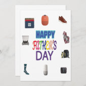 Invitation Bonne Fête des pères (Devant / Derrière)