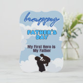 Invitation Bonne Fête des pères (Debout devant)