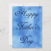 Invitation Bonne Fête des pères Blue Summer Picnic Party (Devant)