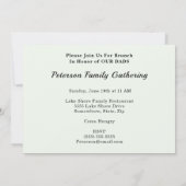 Invitation Bonne Fête des pères Casquette Green Dot Cravate B (Dos)