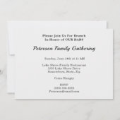 Invitation Bonne Fête des pères Casquette Grey Dot Cravate Fa (Dos)