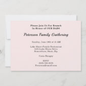 Invitation Bonne Fête des pères Casquette Pink Dot Cravate Fa (Dos)