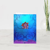 Invitation Bonne fête d'Halloween Costume enfants fête (Dos)