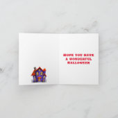 Invitation Bonne fête d'Halloween Costume enfants fête (Intérieur)