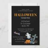 Invitation Bonne fête du costume d'Halloween (Devant)