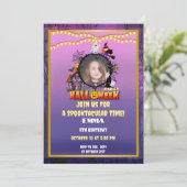 Invitation Bonne Halloween C'est la fête de la saison Éffraya (Debout devant)