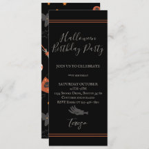 Bonne Halloween Costume Anniversaire Fête Invitati