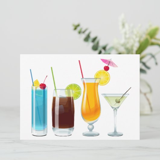 Invitation Bonne heure (Debout devant)