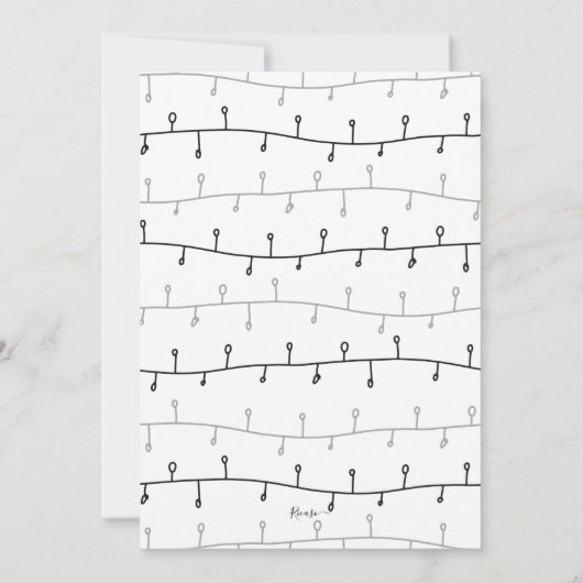 Invitation Bonne Howlidays Pet Dog Christmas Card (Dos)