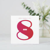 Invitation Bonne journée des femmes ! Fête internationale du (Debout devant)