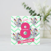 Invitation Bonne journée des femmes ! Fête internationale du  (Debout devant)