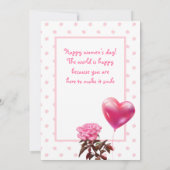 Invitation Bonne journée des femmes ! Fête internationale du (Dos)