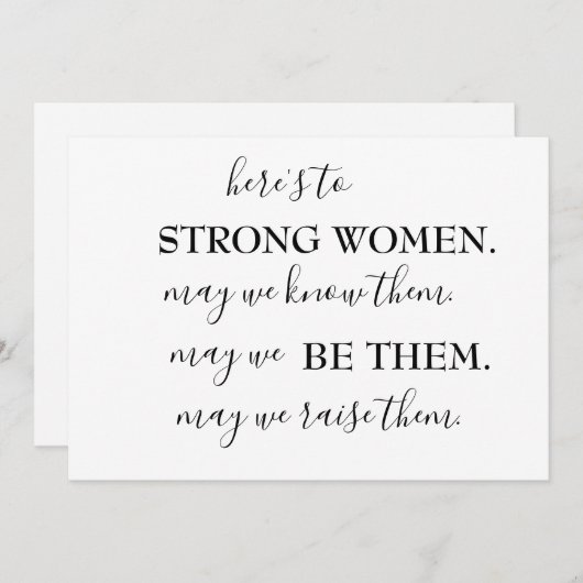 Invitation Bonne Journée internationale des femmes café Mug I (Devant / Derrière)