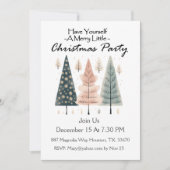 Invitation Bonne Petite Soirée Boho De Noël (Devant)
