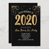 Invitation Bonne Riddance à 2020 Nouvel An 2021 (Devant / Derrière)