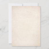 Invitation Bonne sorcière Citrouille Halloween Fête des marié (Dos)