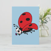Invitation Bonne Wings Ladybug (Debout devant)