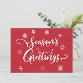 Invitation Bonnes Fêtes | Ajouter votre photo (Debout devant)