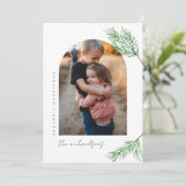 Invitation BONNES FÊTES | Arch Photo Noël (Debout devant)