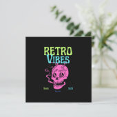 Invitation Bonnes vibrations (Debout devant)
