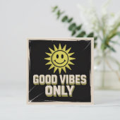 Invitation Bonnes Vibrations Uniquement (Debout devant)