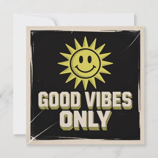Invitation Bonnes Vibrations Uniquement (Devant)