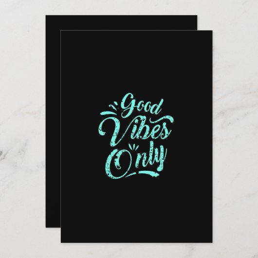 Invitation bonnes vitres seulement (Devant / Derrière)