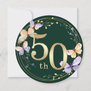 Invitation Bonnet d'or 50e anniversaire de couronne
