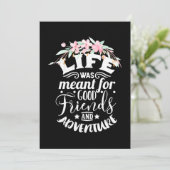 Invitation Bons amis et aventure (Debout devant)