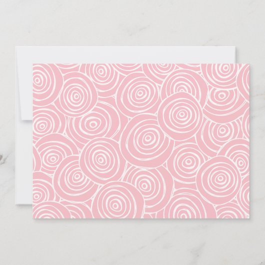 Invitation Bons beignets | Fun Sweet Kids Girls Birthday Part (Dos)