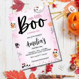 Invitation Boo a 2 ans ! Anniversaire de la Fille Fantôme d'H
