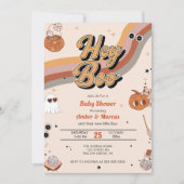 Invitation Boo Baby shower Hey Boo Party (Devant)