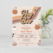 Invitation Boo Baby shower Hey Boo Party (Debout devant)