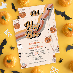 Invitation Boo Baby shower Hey Boo Party