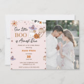 Invitation Boo Baby shower Notre Petit Boo A Presque Dû (Devant)