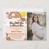 Invitation Boo Baby shower Notre Petit Boo A Presque Dû (Devant)