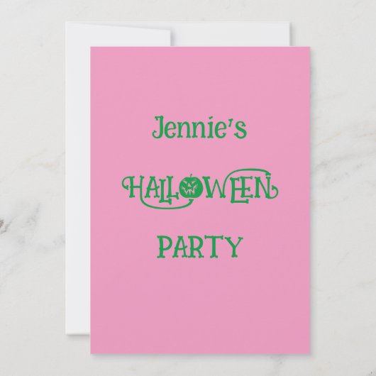 Invitation BOO BOO Vibes Halloween Party (Dos)