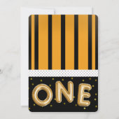 Invitation Boo Cute Ghost Halloween ONE 1er anniversaire fête (Dos)