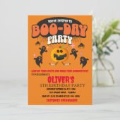 INVITATION BOO DAY PARTY HALLOWEEN CITROUILLE HOCKEY (Debout devant)