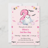 Invitation Boo deuxième anniversaire (Devant)