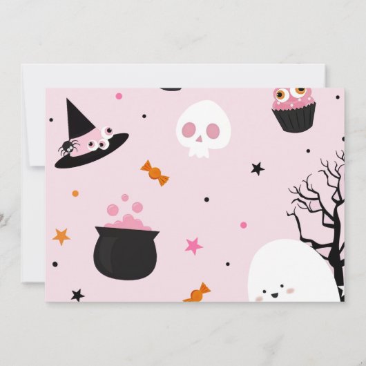 Invitation Boo Deuxième Anniversaire Notre Petit Boo Tourne D (Dos)