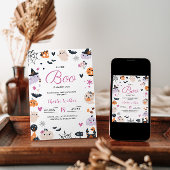 Invitation Boo est presque dû Halloween Baby shower à thème
