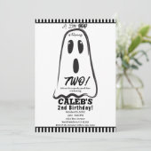 Invitation BOO ! Fête d'Halloween éffrayante (Debout devant)