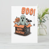 Invitation Boo ! Halloween (Debout devant)
