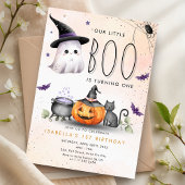 Invitation Boo Halloween Ghost 1er 2e 3e 4e 5e anniversaire