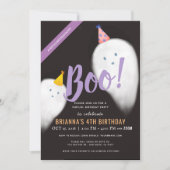 Invitation Boo Party Casquette Ghost Halloween Anniversaire v (Devant)