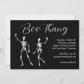 Invitation Boo Thang Dancing Skeletons Halloween (Devant)